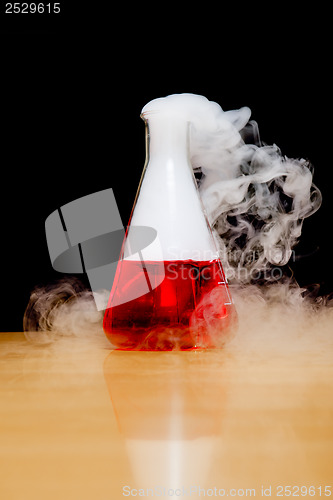 Image of laboratory dry ice smoke