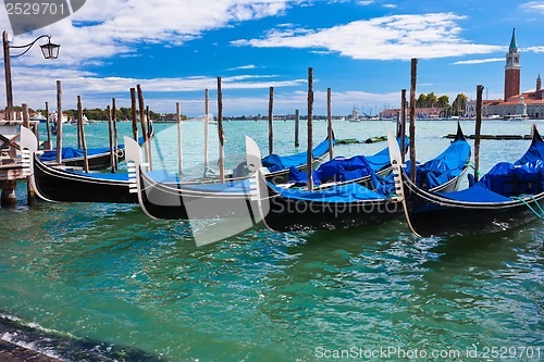 Image of Gondolas in Venice