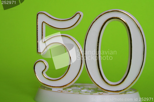 Image of 50th sign