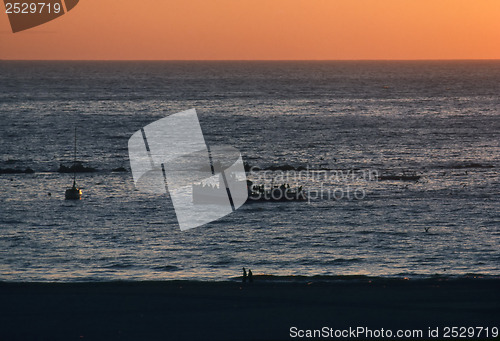 Image of Sunset at Pacific Ocean