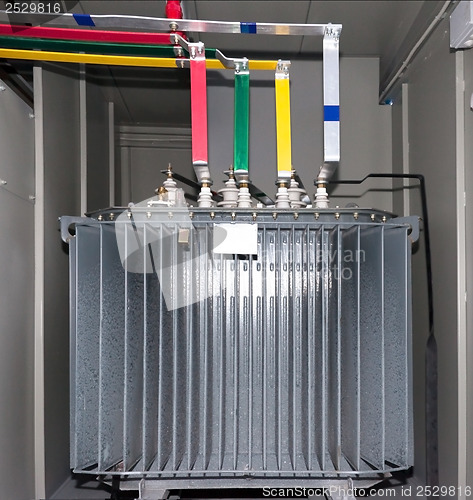 Image of Power transformer in the compartment