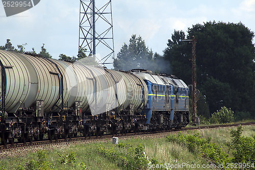 Image of Freight diesel train