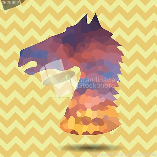 Image of abstract head horse
