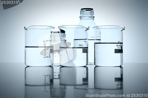 Image of laboratory bottles