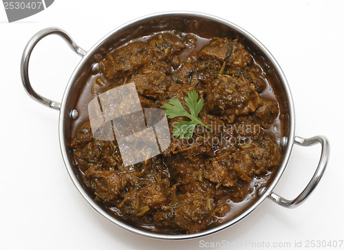 Image of Methi gosht or lamb with fenugreek leaves