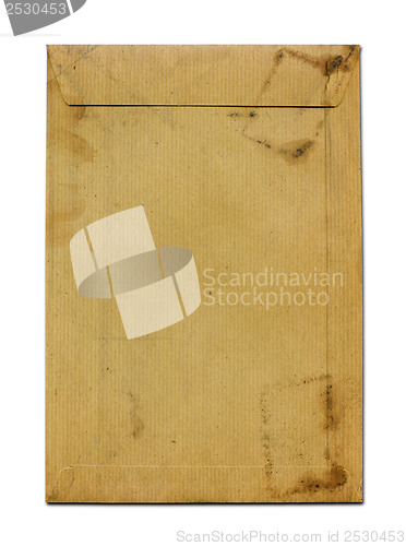 Image of Old grunge brown paper envelope