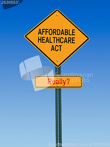 Image of affordable healthcare act really sign