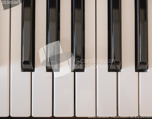 Image of Music keyboard keys