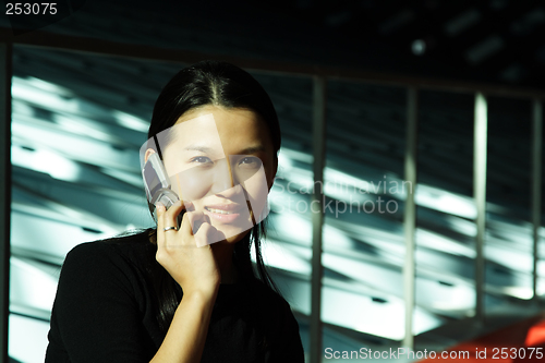 Image of Businesswoman on the phone