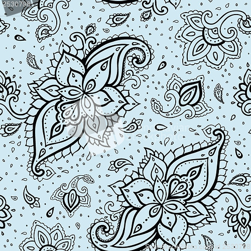 Image of Seamless Paisley background.