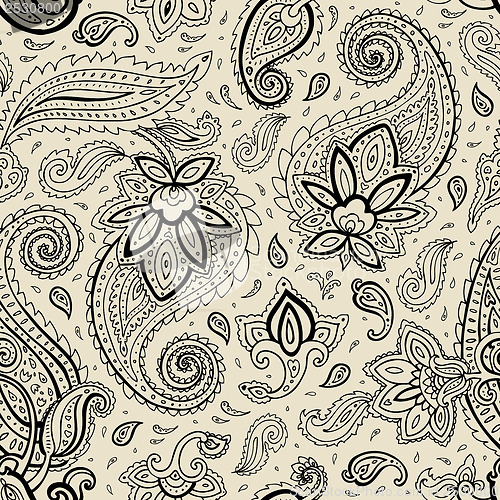 Image of Seamless Paisley background.