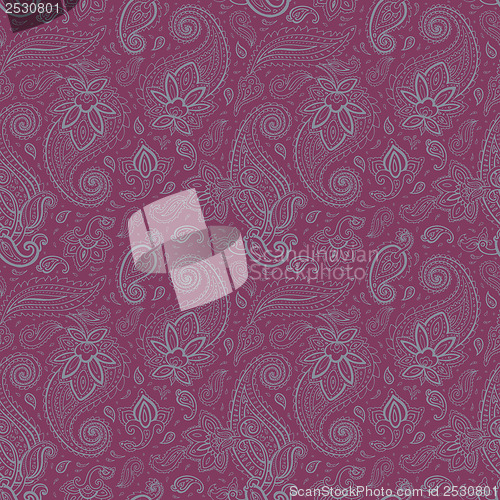 Image of Seamless Paisley background.