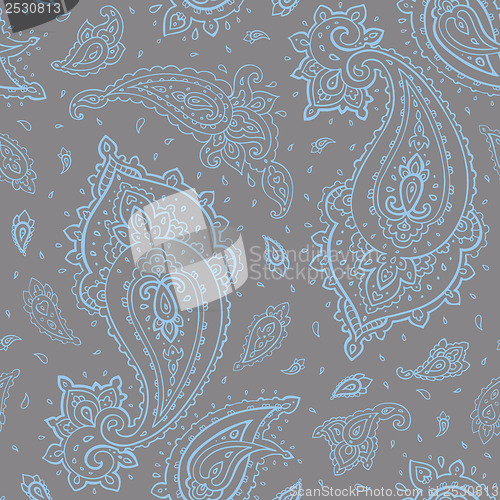 Image of Seamless Paisley background.