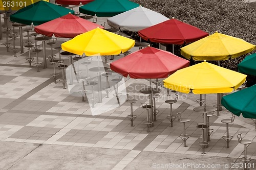 Image of Large parasols

