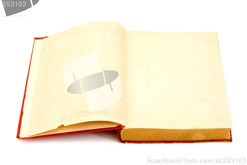 Image of Blank pages of a old book

