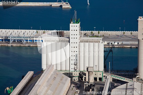 Image of Barcelona port