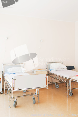 Image of Hospital ward with beds