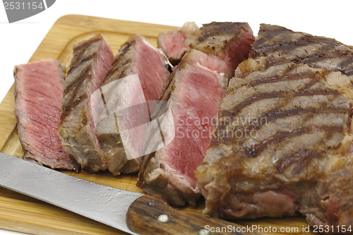 Image of Sliced wagyu steak