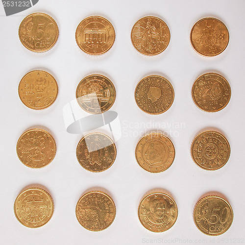 Image of Euros money