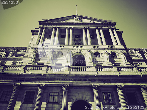 Image of Vintage sepia Bank of England