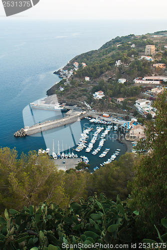 Image of aerial view of Ustica island