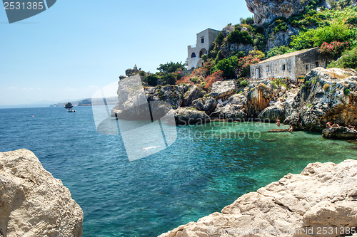 Image of beach of scopello, sicily