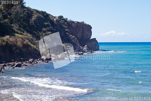 Image of beach of cefalu, Sicily