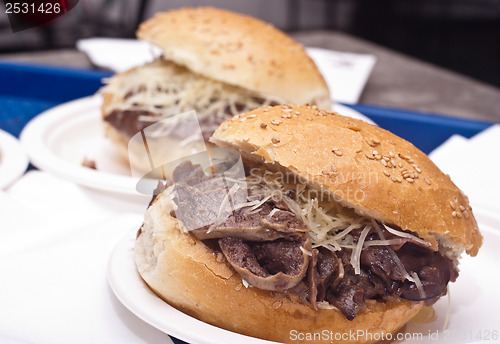 Image of Sandwich with spleen