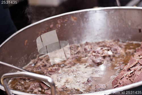 Image of spleen cooking at Palermo