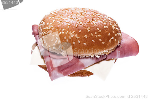 Image of mortadella sandwich