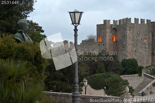 Image of  fortresses of Erice town, Sicily