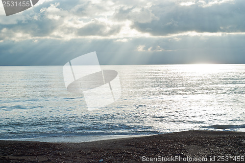 Image of Beach of San Leone at sunset