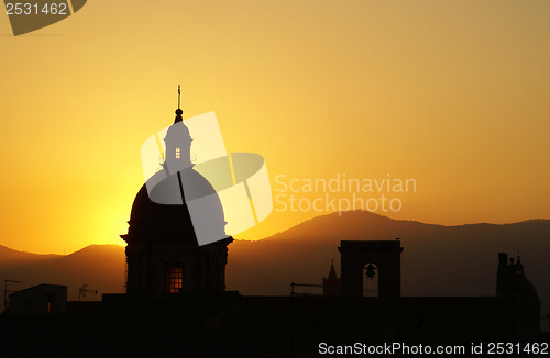 Image of Palermo view at sunset