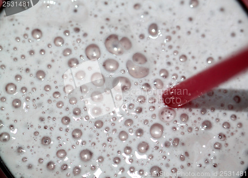 Image of Milkshake closeup