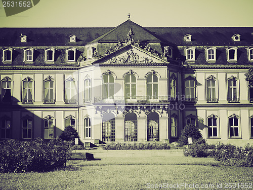 Image of Vintage sepia Neues Schloss (New Castle), Stuttgart