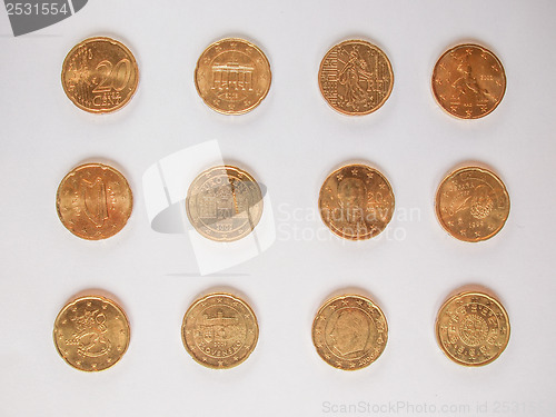 Image of Euros money