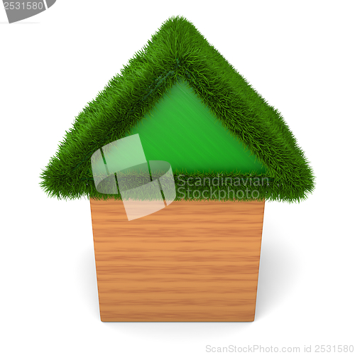 Image of House with green roof