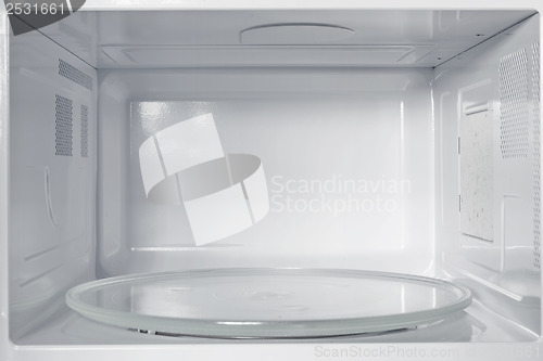 Image of Inside of the microwave oven