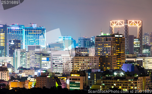 Image of Myeongdong in Seoul city