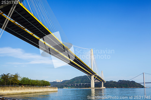 Image of Suspension bridge in Hong Kong