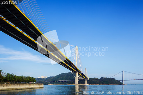 Image of Suspension bridge in Hong Kong