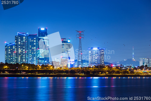 Image of Seoul at night