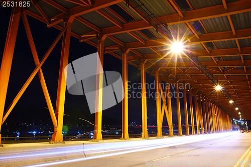 Image of Tunnel with car light