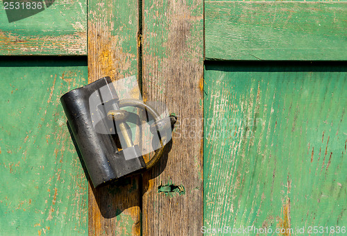 Image of A door lock