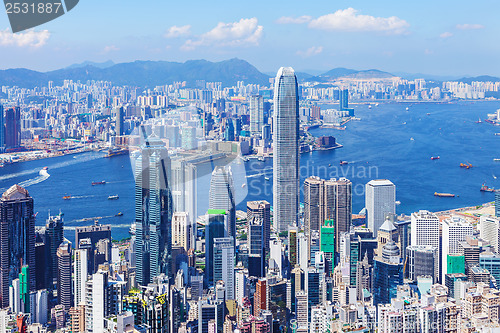 Image of Hong Kong urban city