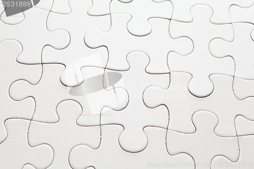 Image of Complete white puzzle