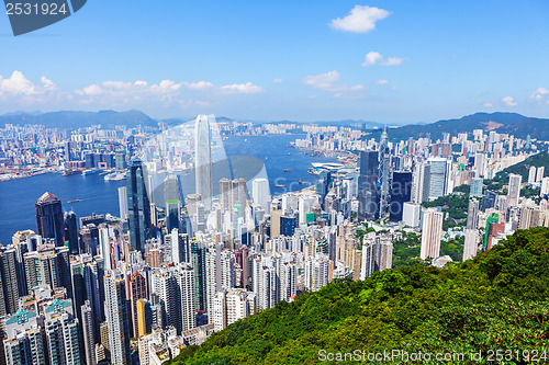 Image of Hong Kong urban city