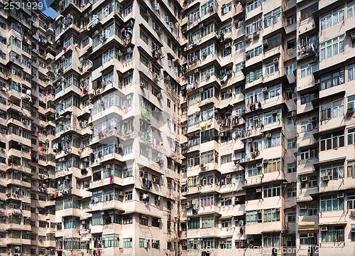 Image of Overcrowded residential building