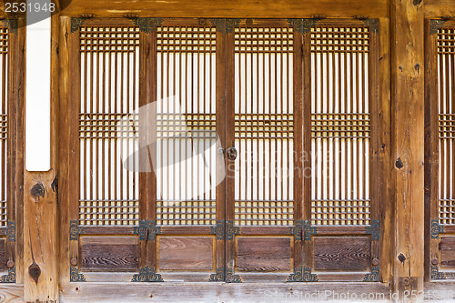 Image of Traditional wooden door