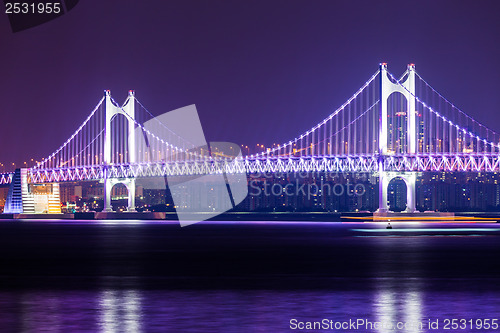 Image of Suspension bridge in Busan